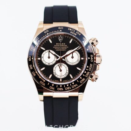 ROLEX DAYTONA GOLD BLACK DIAL 40MM 126615LN