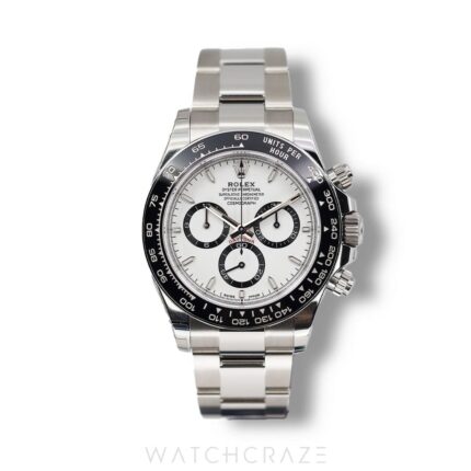 ROLEX DAYTONA WHITE DIAL “PANDA” 126500LN STAINLESS STEEL