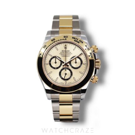 ROLEX DAYTONA COSMOGRAPH TWO TONE YELLOW GOLD/STEEL 40MM
