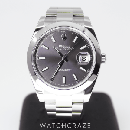 ROLEX DATEJUST 41 SLATE DIAL  41MM 126300