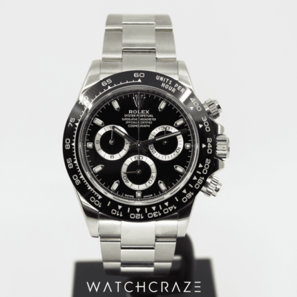 ROLEX DAYTONA BLACK DIAL 40MM 116500LN